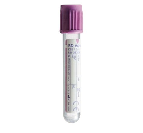 Find BD Vacutainer 3ml EDTA Purple Blood Collection Tubes pack of one ...