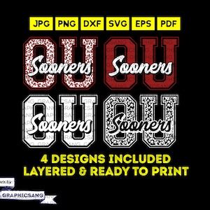 OU Sooners SVG PNG Pdf Eps Dfx Jpg, Sooners Svg, Sooners Fan Shirt, Ou ...