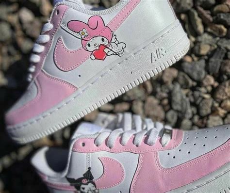 Nike/Air Jordan/my melody and kuromi | Scarpe fai da te, Scarpe, Idee