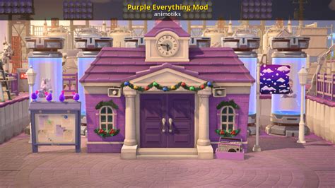 Purple Everything Mod [Animal Crossing: New Horizons] [Mods]