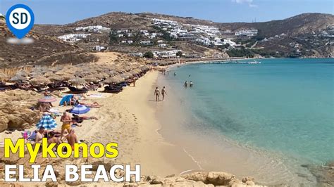 Elia Beach in Mykonos, Greece - One of The Best on Mykonos - YouTube