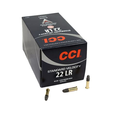 CCI Standard Velocity .22LR 40GR LRN - 500RD - Top Gun Supply