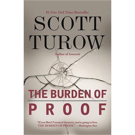 The Burden Of Proof - By Scott Turow (paperback) : Target