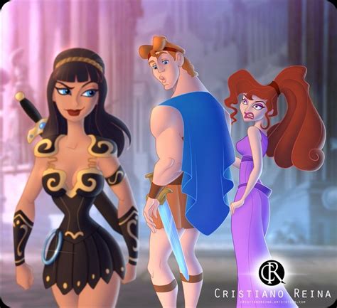 Xena Hercules crossover | Disney, Xena warrior princess, Disney fan art