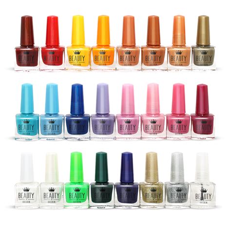 24 x NAIL POLISH VARNISH (SET A) 24 DIFFERENT COLOURS THE BEST GIFT UK SELLER | eBay