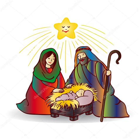 Clipart: christian christmas cartoon | Illustration of christmas (Jesus ...