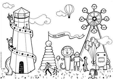 fun fair clipart black and white - Clip Art Library