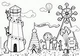 County Fair Coloring Pages For Kids  Home sketch template
