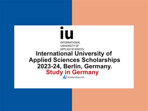 International University of Applied Sciences Scholarships 2023-24 ...