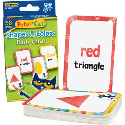 Pete the Cat® Shapes & Colors Flash Cards - TCR62067 | Teacher Created Resources