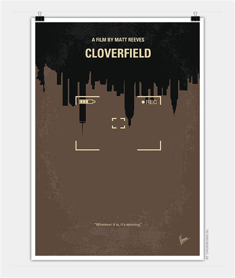 No203 My Cloverfield minimal movie poster | CHUNGKONG