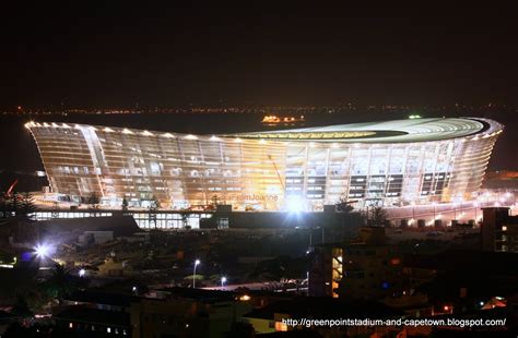 Green Point Stadium and Cape Town Daily Photos: Green Point, Cape Town Stadium. Close to midnight