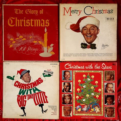 Vintage Christmas Album Covers: Random Lot for Crafting, DIY, Home ...