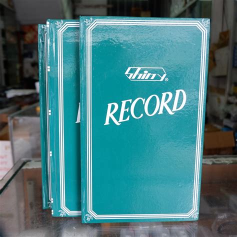 Record Book Log Book 150 200 300 500 Pages Green # 99 | Shopee Philippines