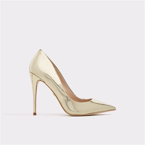 Stessy_ Gold Women's Pumps | ALDO US | Heels, Giuseppe zanotti heels ...