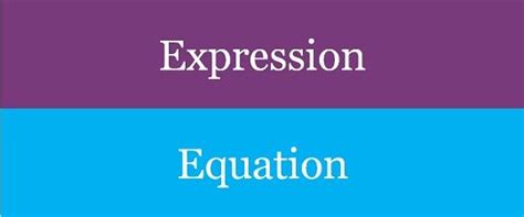 Difference Between Expression and Equation (with Comparison Chart ...