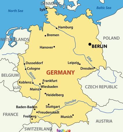 Relative Location: Germany is located in central Europe. It is ...