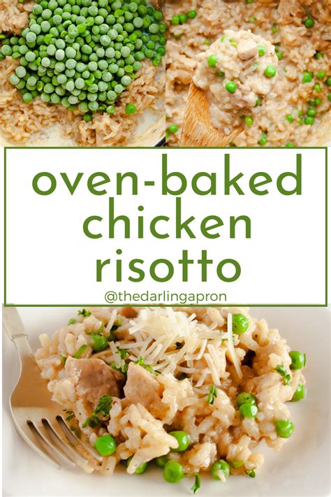 Oven-Baked Chicken Risotto | Chicken risotto, Risotto recipes chicken ...