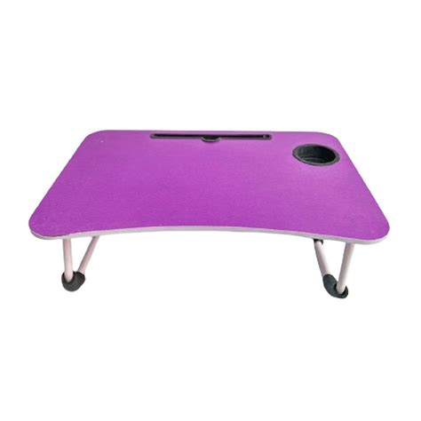 MDF And Mild Steel 10mm Violet Folding Study Table, Without Storage at ...