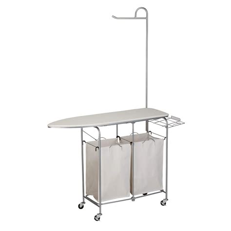 BTERAZ Metal Laundry Cart with Wheels | Wayfair