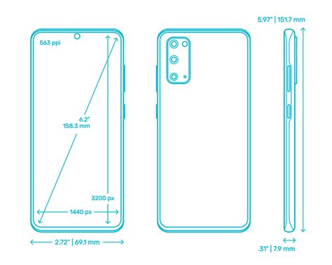 Samsung Galaxy S10e (2019) Dimensions & Drawings | Dimensions.Guide