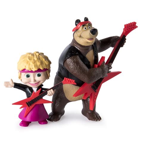 Masha and the Bear – Rocker Masha and the Bear Figures - Walmart.com - Walmart.com