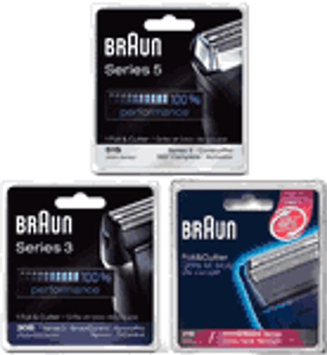 Braun Shaver Replacement Parts: Braun Foils and Blades, Braun Power ...