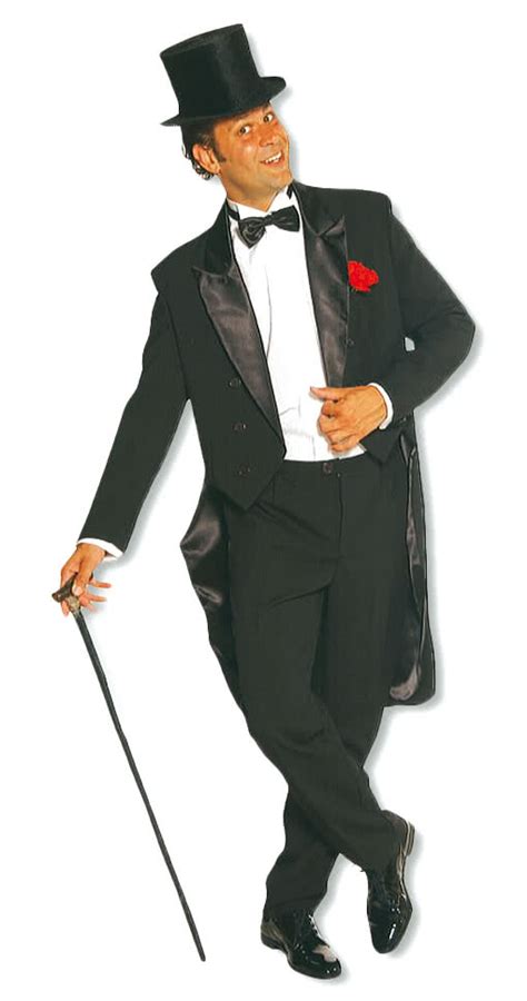 Cabaret Mens Costume black Stage Outfit Carnival Costume Gentleman ...