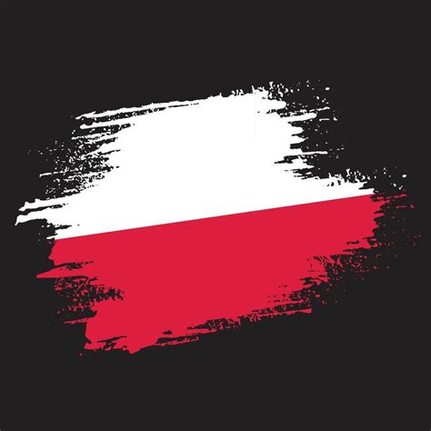 Colorful abstract Poland flag design 16854332 Vector Art at Vecteezy