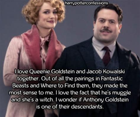 I love Queenie Goldstein and Jacob Kowalski together. Out of all ...