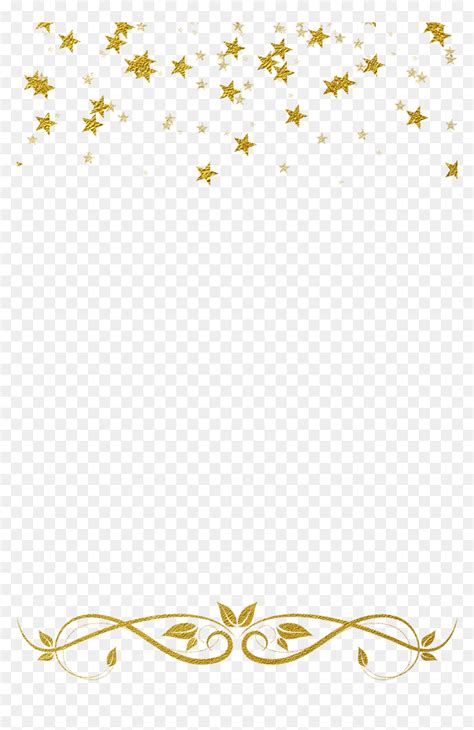 Library Of Gold Star Border Image Black And White Library - Transparent Star Border Clipart, HD ...