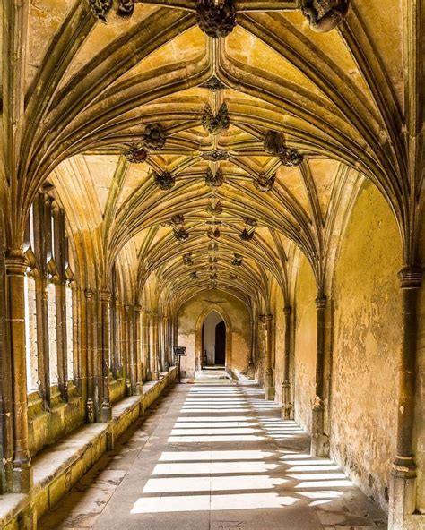 Lacock Abbey in Wiltshire, England has been used for filming the Harry ...