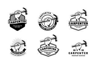 Carpenter Logo Design Template Graphic by distrologo · Creative Fabrica