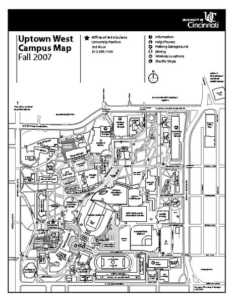 University Of Cincinnati Map - CYNDIIMENNA