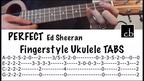 PERFECT (Ed Sheeran) Fingerstyle Ukulele TUTORIAL - YouTube