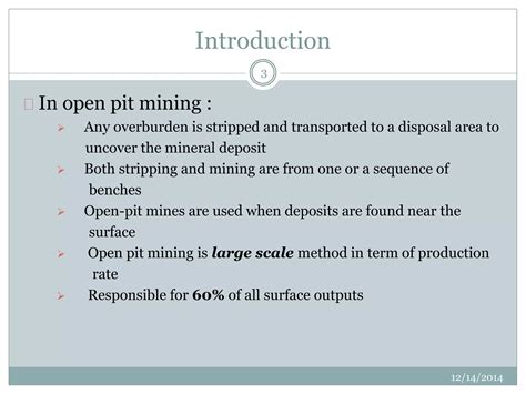 Open pit mining | PPT