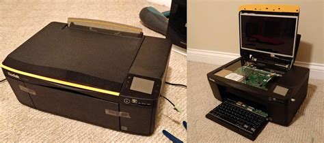 Comprinter Hides A Laptop Inside A Printer | Hackaday