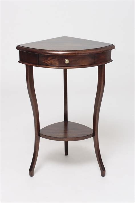 Mahogany Corner Accent Table | Laurel Crown Furniture