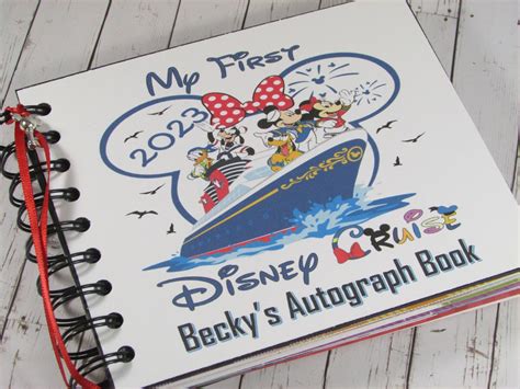 2023 Disney Cruise Autograph Book deluxe My Firstalbum for - Etsy