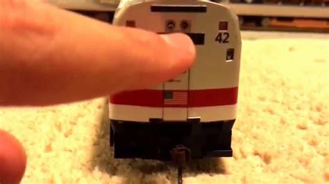 HO Scale Athearn Amtrak P42 Veterans Review - YouTube