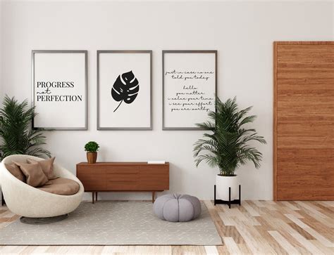 Minimalist Office Wall Art Home Office Prints Trendy Office | Etsy