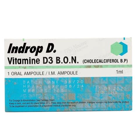 Indrop D. Injection 1ml - Uses, Side Effects, Price in Pakistan | oladoc.com