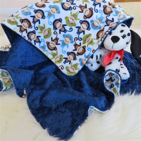 Monkey Baby Blanket - Etsy