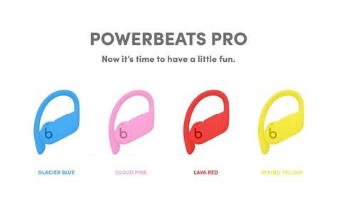 Powerbeats Pro to debut in 4 new colors - Glacier Blue, Cloud Pink ...