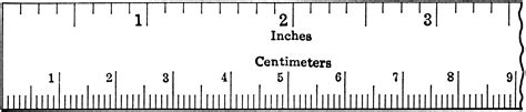 Centimeter And Inch Ruler Printable