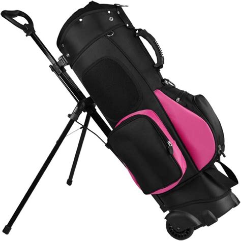 Sac De Golf Dimanche Roues Golf rack Panier sac léger rembourré résistant à l'usure des clubs de ...