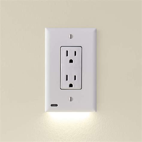 These Outlet Covers Double-Up As LED Night Lights And Require No DIY Skills