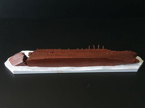 HMHS Britannic Wreck Model Underwater Model Britannic Wreck - Etsy Ireland