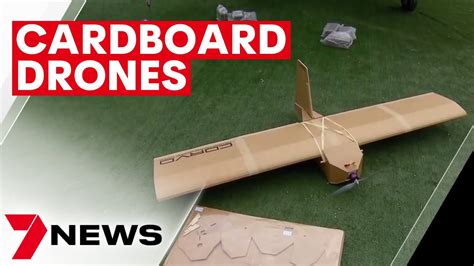 Aussie company SYPAQ develops cardboard drones for defence of Ukraine | 7NEWS - YouTube