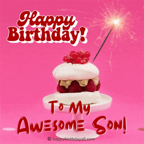 Best Happy Birthday Son GIFs Download Free